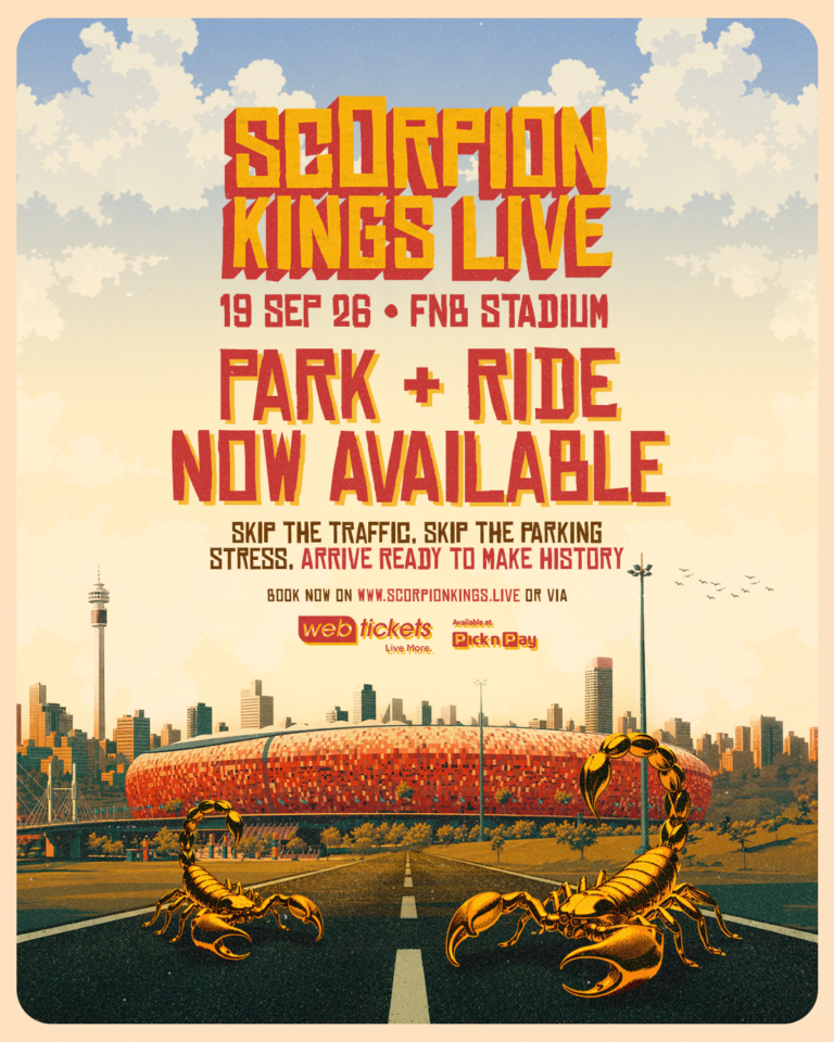 The Road to FNB Stadium: Scorpion Kings Live Launches Official Digital Hub & Park & Ride Passes